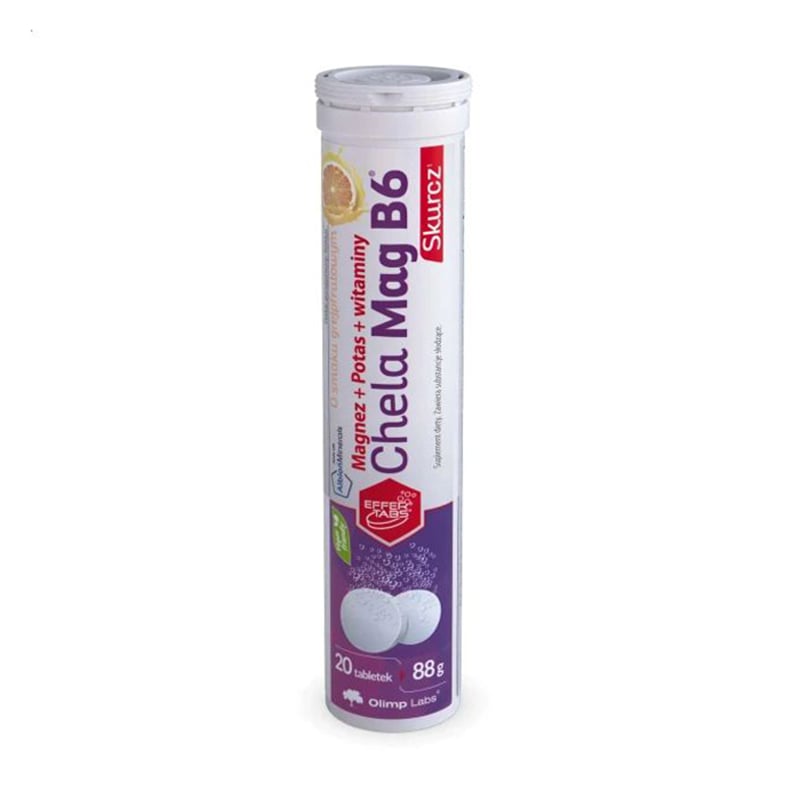 Магній та вітамін В6 Olimp Sport Nutrition Chela-Mag B6 Skurcz, 20 шипучих таблеток